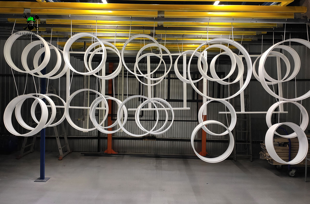 Корпуса светильников покраска