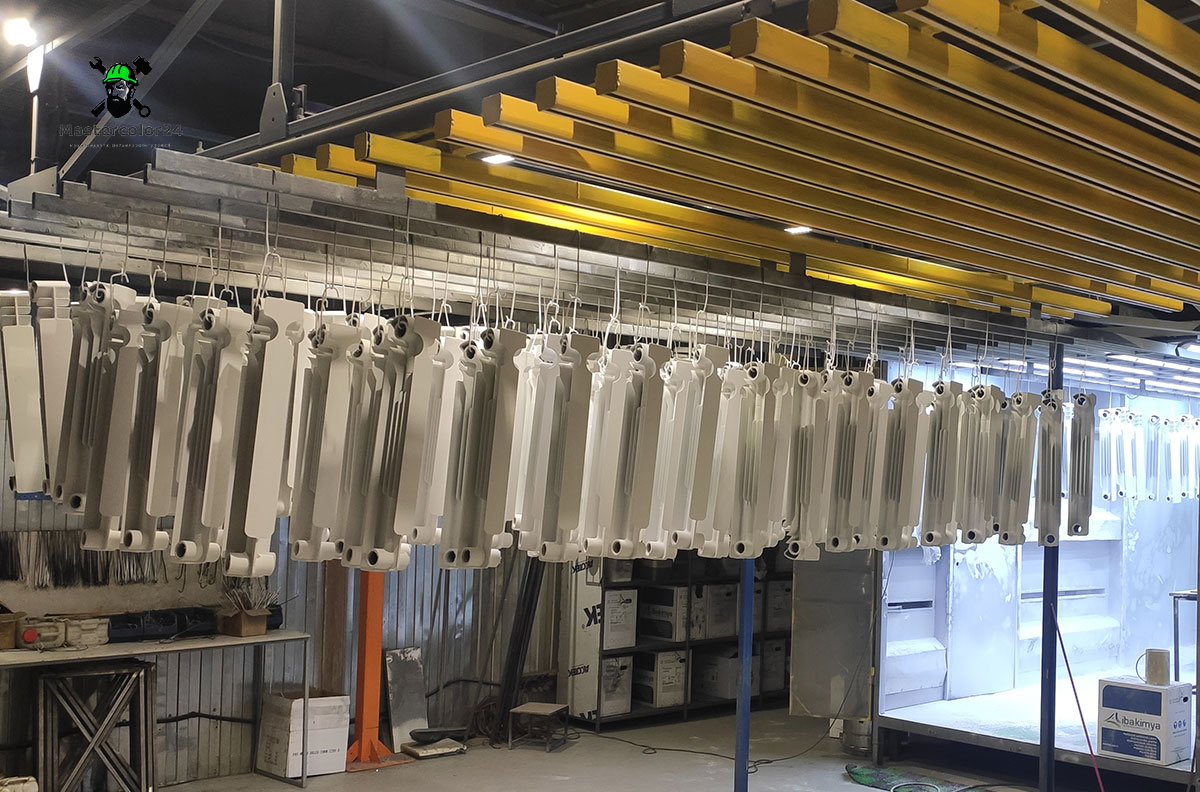 Покраска радиаторов отопления