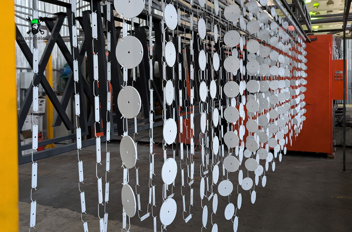 Покраска мебельных ручек в белый цвет