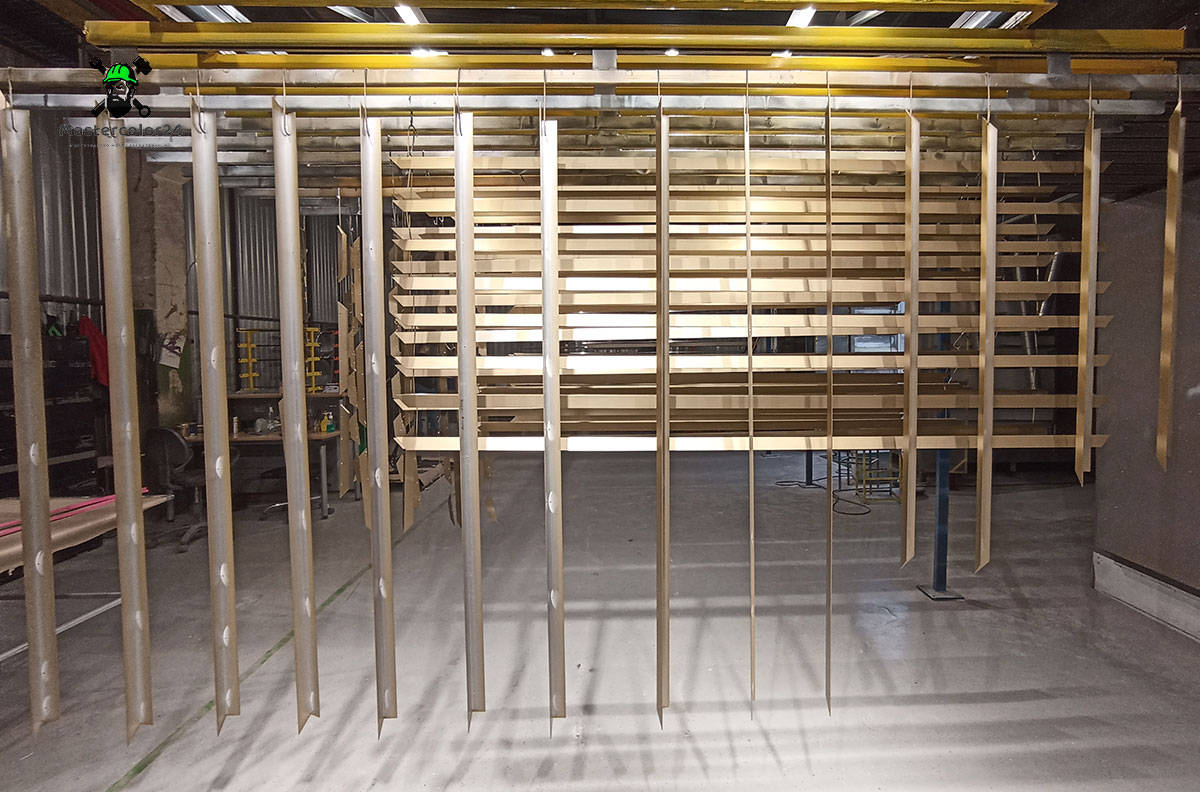 Окрашивание длинномерных изделий