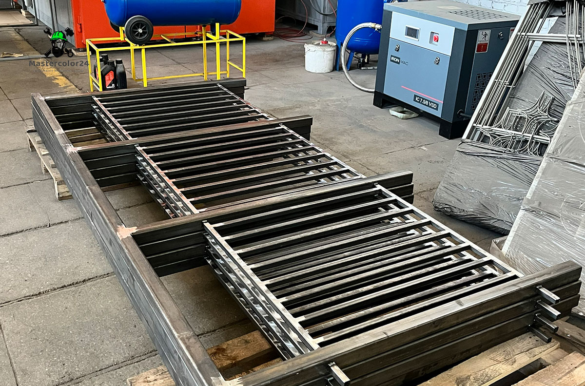 Складирование готовых секций