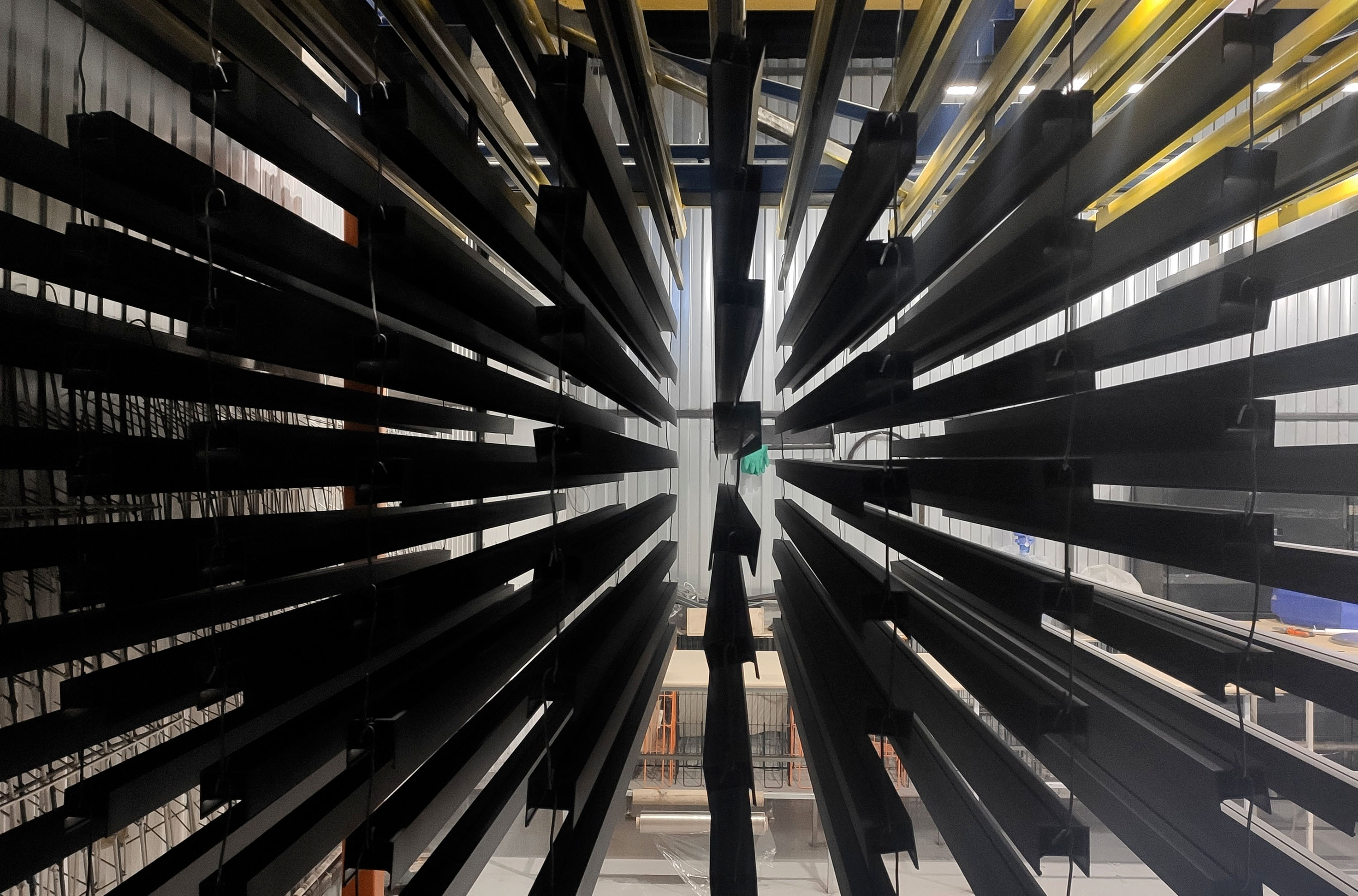 Полимерная окраска секций радиаторов отопления