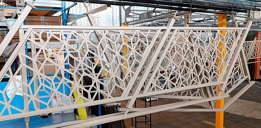 ➤ Порошковая покраска ограждений