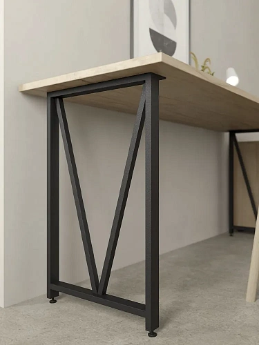 Опоры для стола, 20х40, муар черный мат Опоры для стола, 20х40, муар черный мат