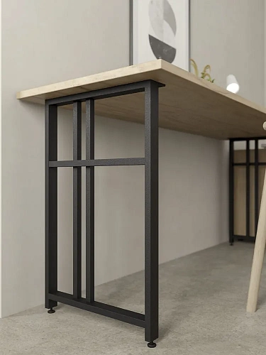 Опоры для стола, 20х40, муар черный мат Опоры для стола, 20х40, муар черный мат