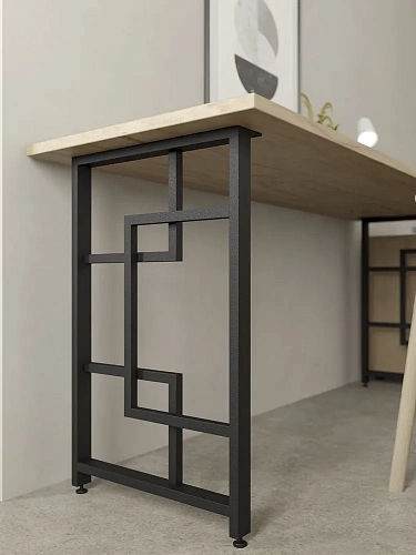 Опоры для стола, 20х40, муар черный мат Опоры для стола, 20х40, муар черный мат