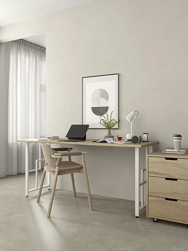 Опоры для стола, 20х40, муар белый мат Опоры для стола, 20х40, муар белый мат