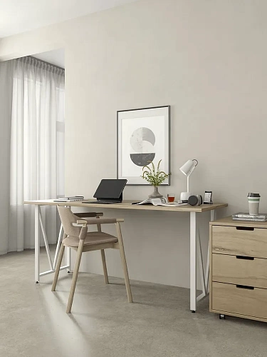 Опоры для стола, 20х40, муар белый мат Опоры для стола, 20х40, муар белый мат