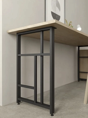 Опоры для стола, 20х40, муар черный мат Опоры для стола, 20х40, муар черный мат