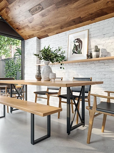 Подстолье ХО, 2 опоры, 20х40, муар черный мат Подстолье ХО, 2 опоры, 20х40, муар черный мат