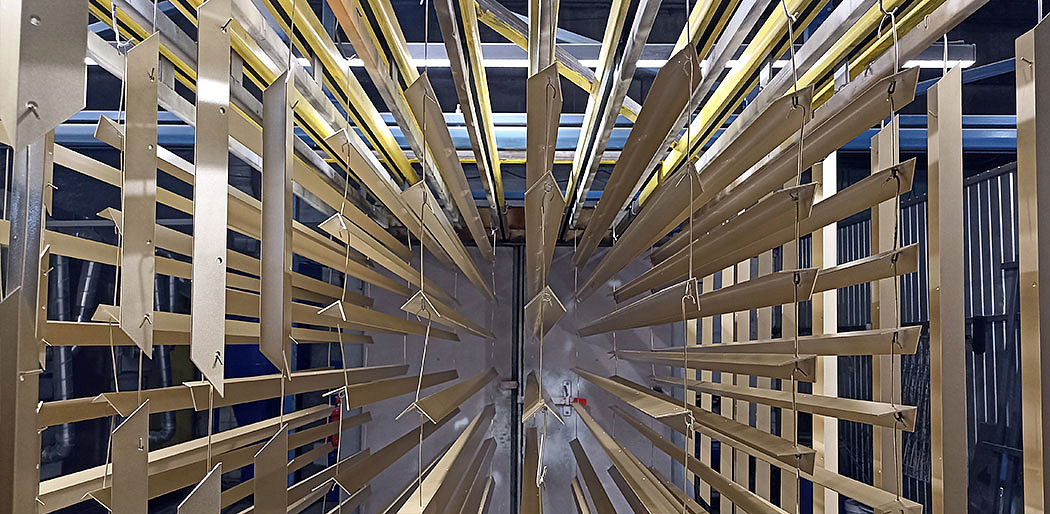 ➤ Порошковая покраска профиля