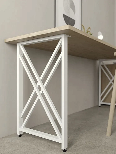 Опоры для стола, 20х40, муар белый мат Опоры для стола, 20х40, муар белый мат