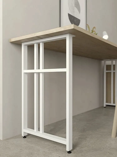 Опоры для стола, 20х40, муар белый мат Опоры для стола, 20х40, муар белый мат